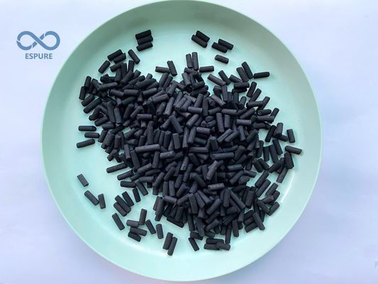 800mg/g พีเล็ตที่ใช้ถ่านหิน คาร์บอนประสิทธิภาพ 4mm สําหรับการกําจัด VOCs